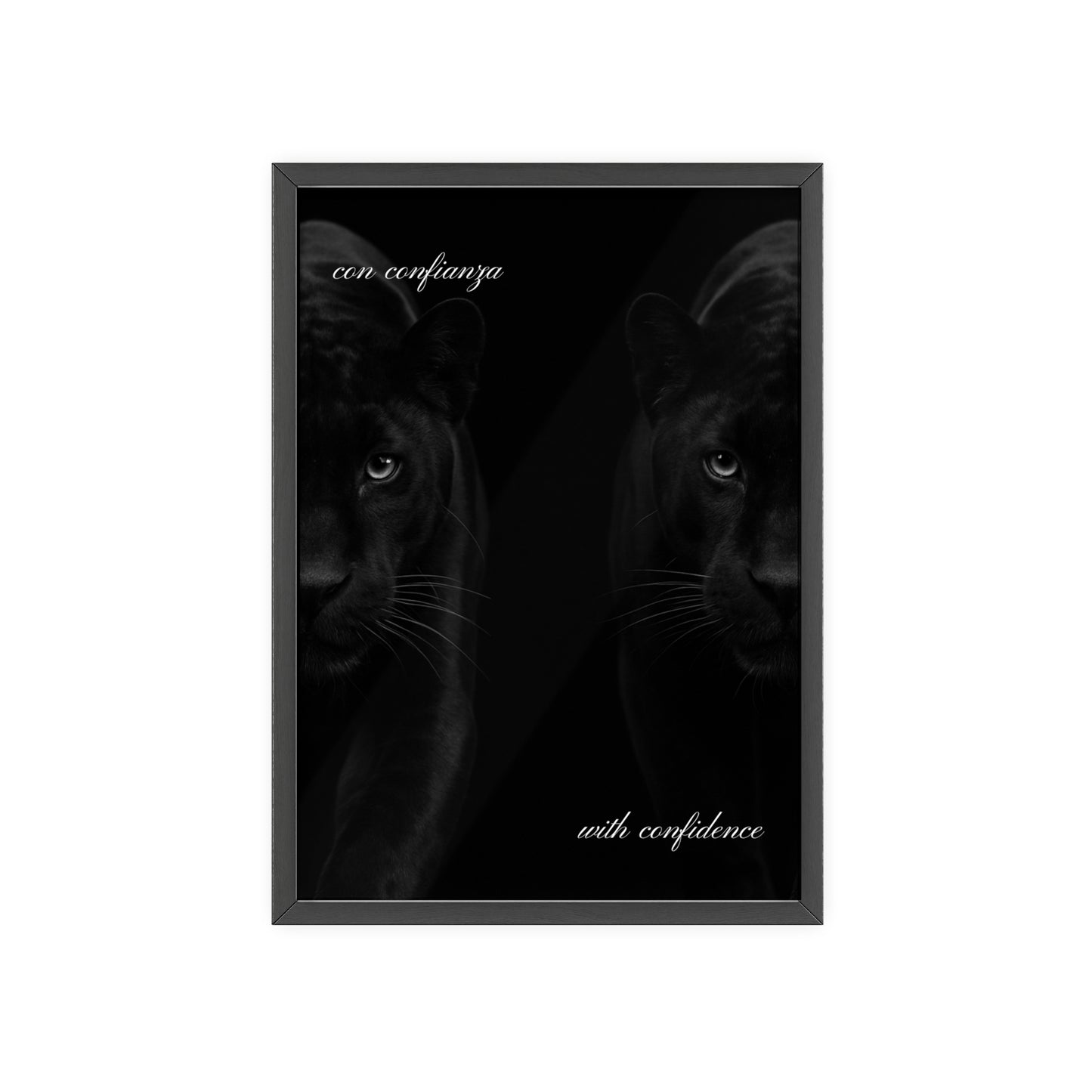 Con Confianza Framed Poster