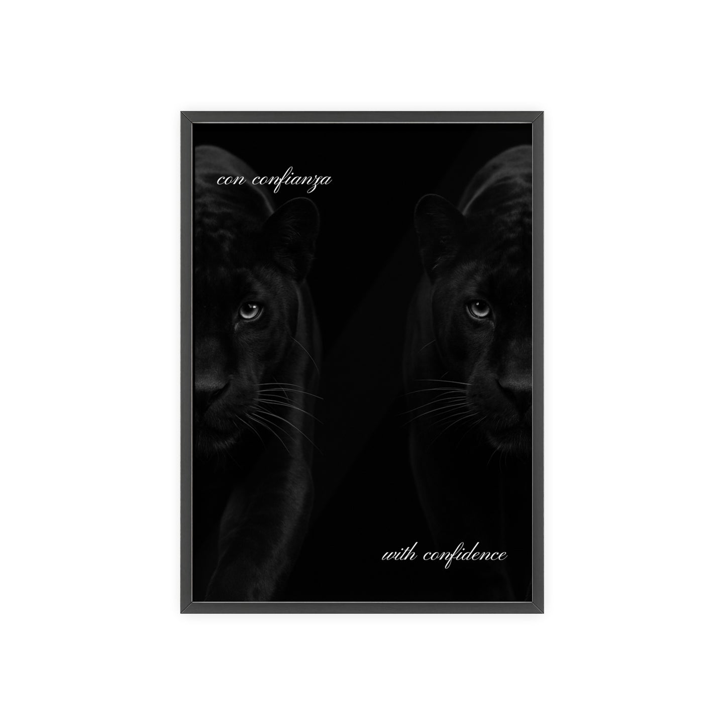 Con Confianza Framed Poster
