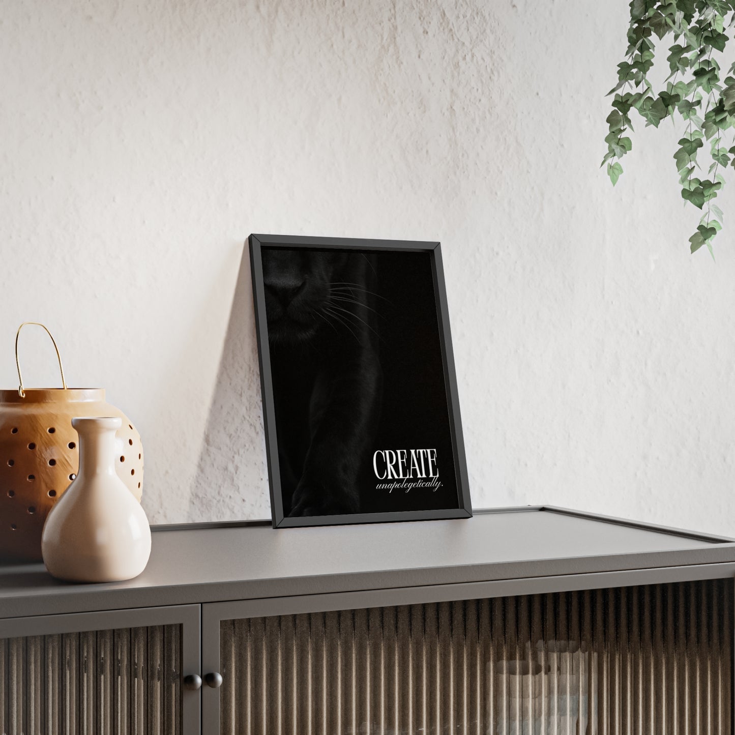 Create Unapologetically Framed Poster