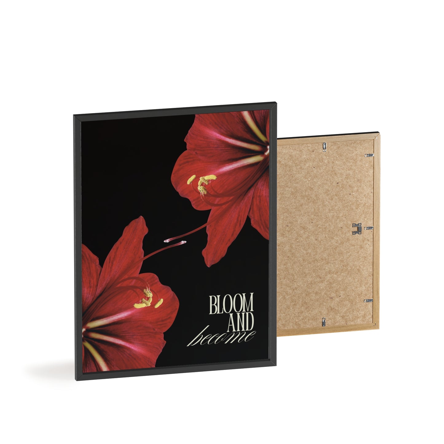 Bloom and Become Framed Poster