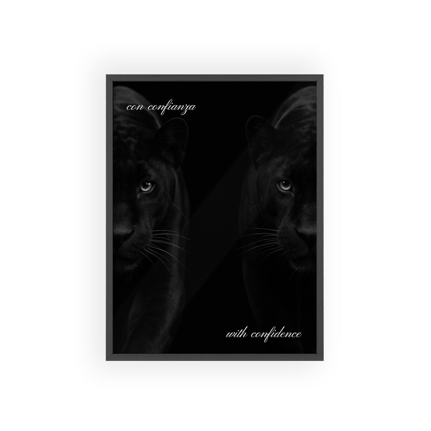 Con Confianza Framed Poster