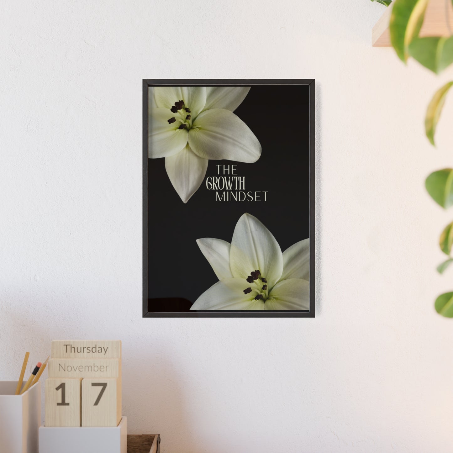 The Growth Mindset Framed Poster