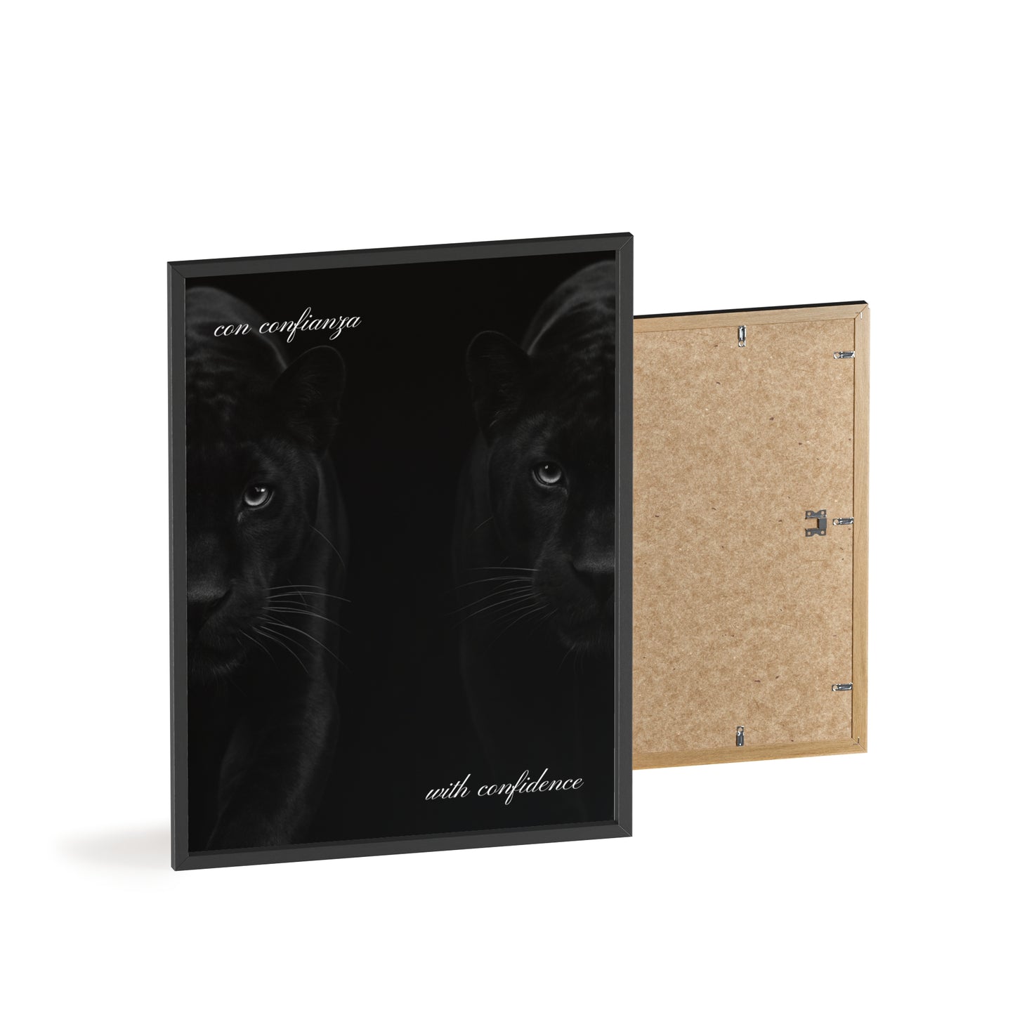 Con Confianza Framed Poster