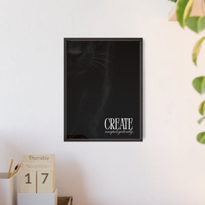 Create Unapologetically Framed Poster