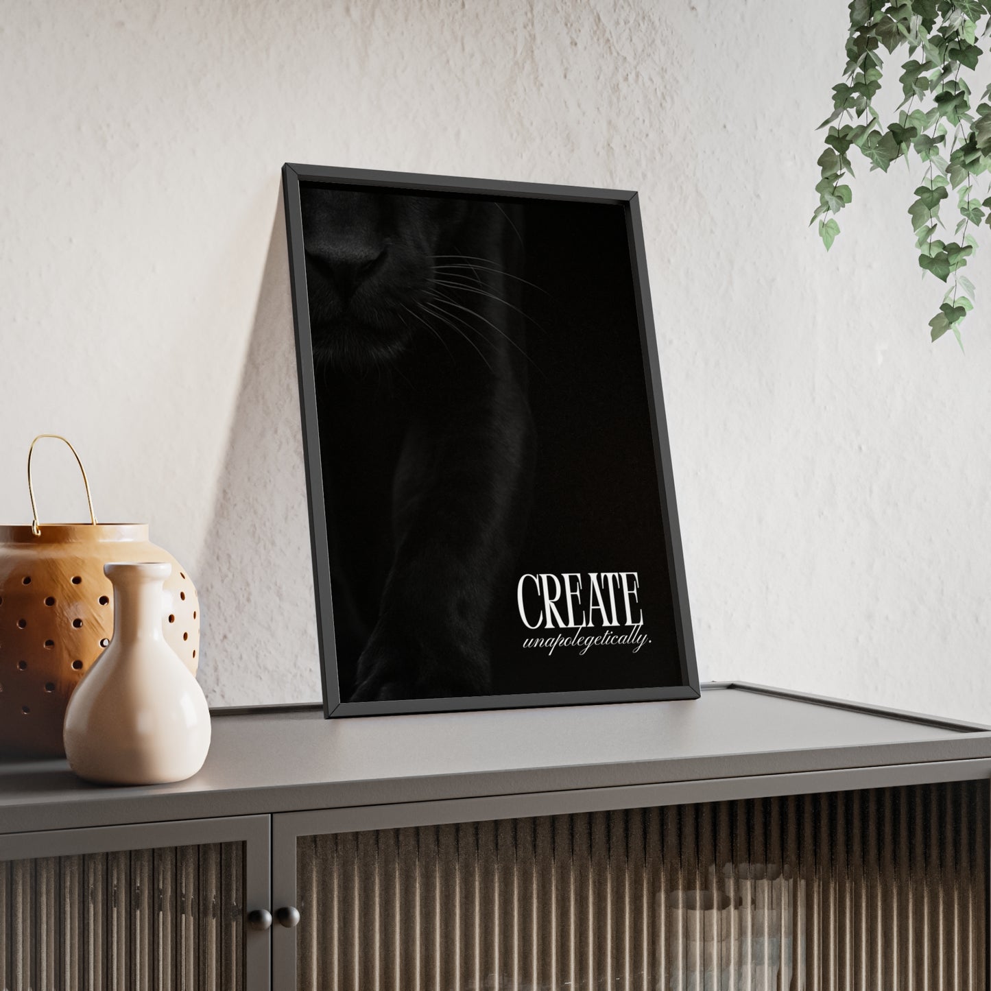 Create Unapologetically Framed Poster