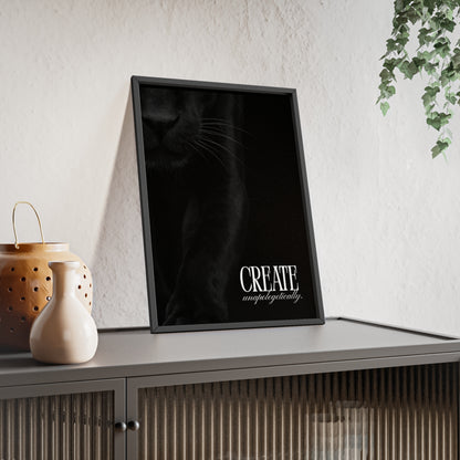 Create Unapologetically Framed Poster