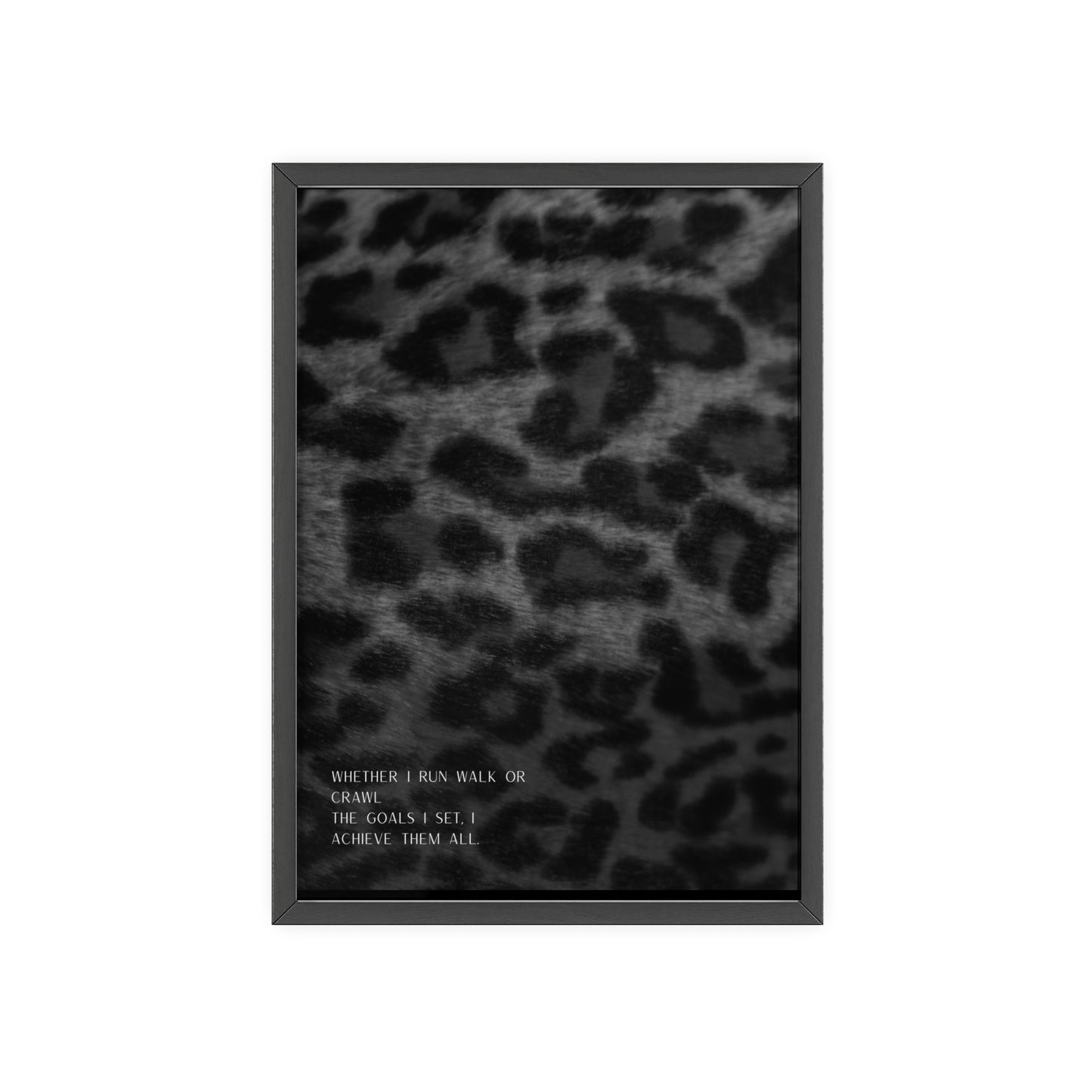 Indomitable Spirit Framed Poster (Monochrome)