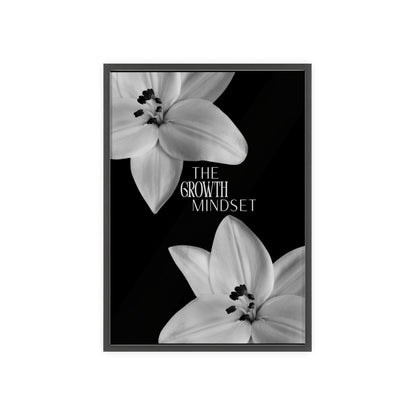 The Growth Mindset Monochrome Framed Poster
