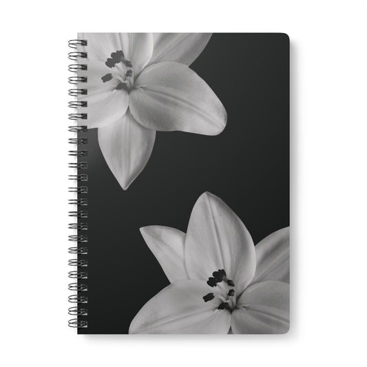 Lily Anne in Monochrome A5 Notebook