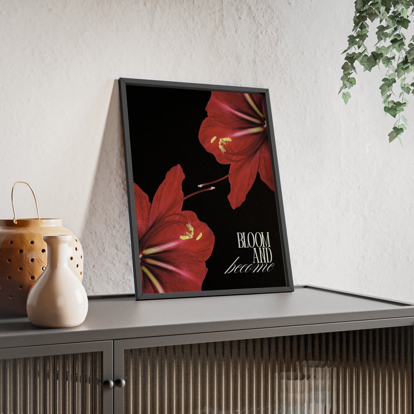 Bloom and Become Framed Poster