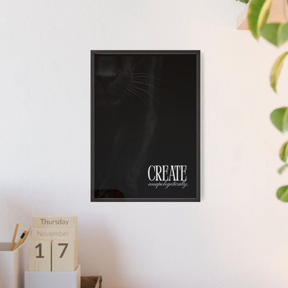 Create Unapologetically Framed Poster